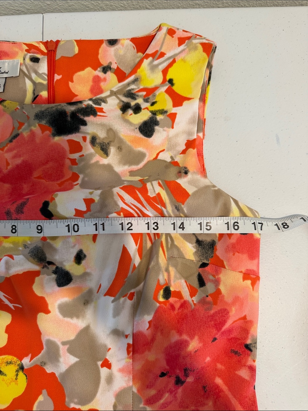 ALYX Limited Multicolor Sleeveless Floral Print Dress size 10 - Picture 4 of 7